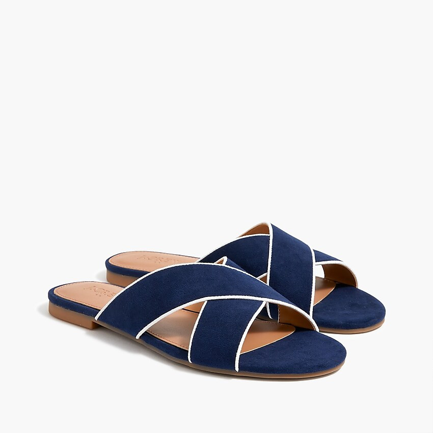 Criss cross slide sandals | J.Crew Factory