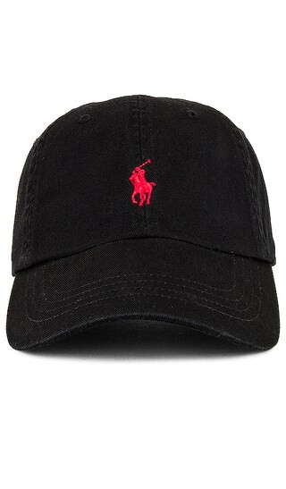 Chino Cap in Black &amp; Red | Revolve Clothing (Global)