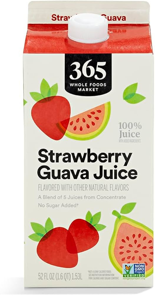 365 By Whole Foods Market, Strawberry Guava Juice, 52 Fl Oz | Amazon (US)