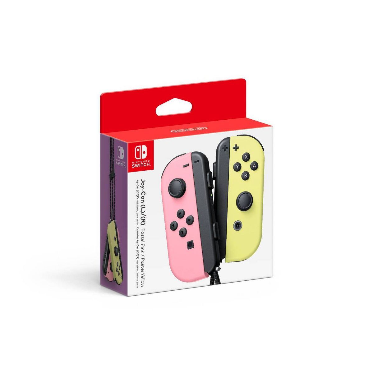 Nintendo Switch Joy-Con L/R - Pastel Pink/Pastel Yellow | Target