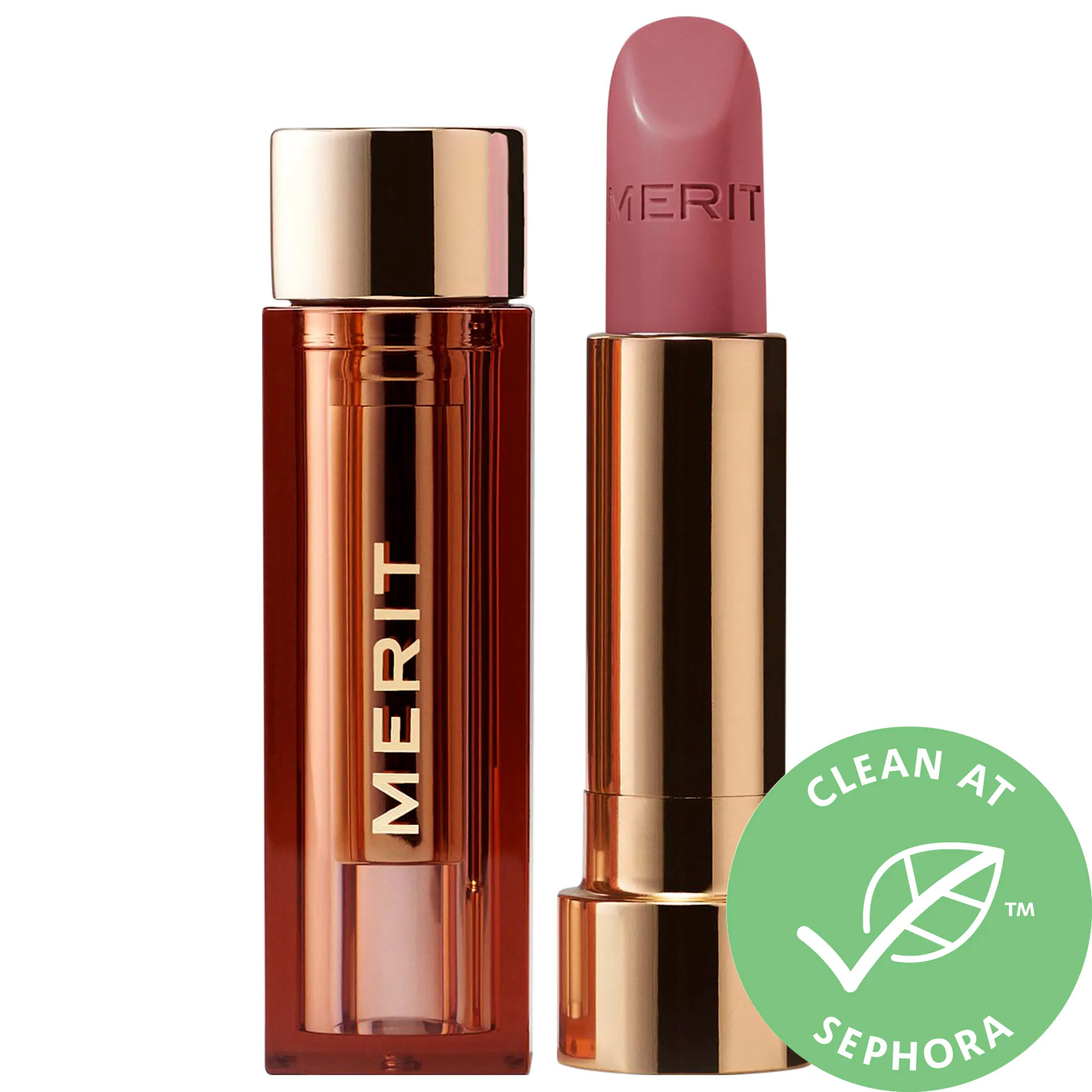 MERIT Signature Lip Lightweight Lipstick Millennial 0.10 oz/ 3 g | Sephora (US)