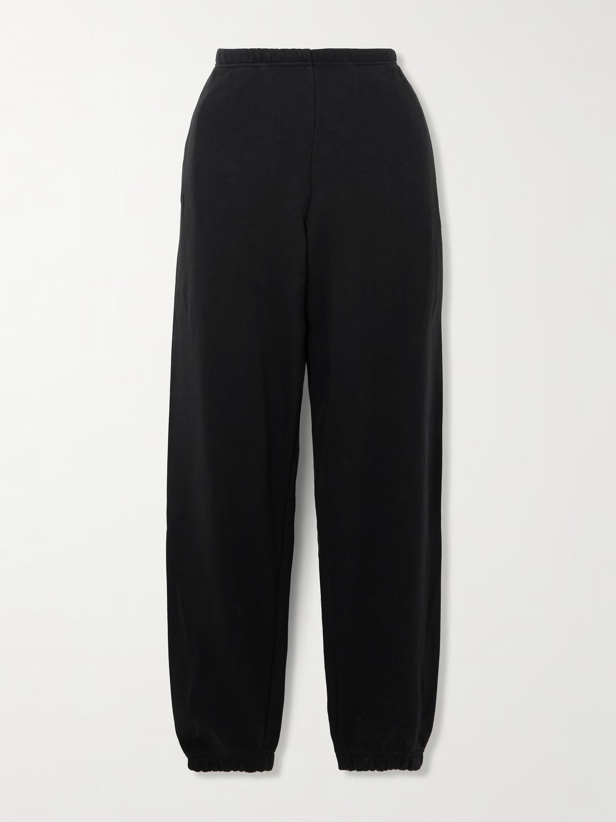 SKIMS - Cotton-blend Fleece Track Pants - Onyx | NET-A-PORTER (US)