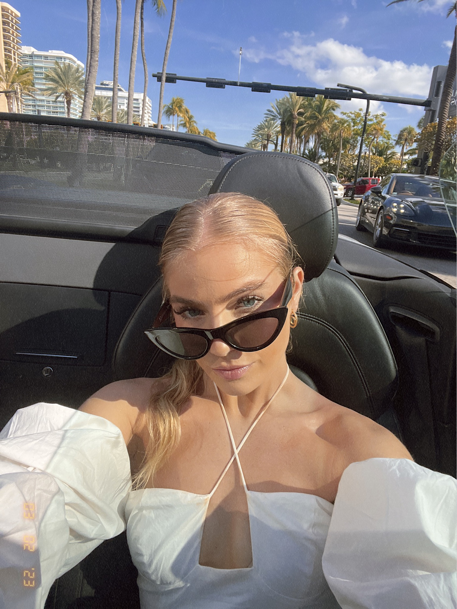 Riding in Style with Luxury and Glamour: Get Your Beach Vibes on with this Iconic White Outfit and Chanel Cat Eye Sunglasses. Elevate Your Summer Fashion with High-End Designer Brands and Chic Resort Wear. Follow this Fashion Influencer for More Style Inspiration! 

#LTKSeasonal #LTKtravel #LTKbeauty