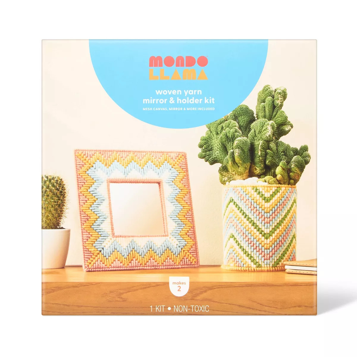 Woven Yarn Mirror and Holder Craft Kit - Mondo Llama™ | Target