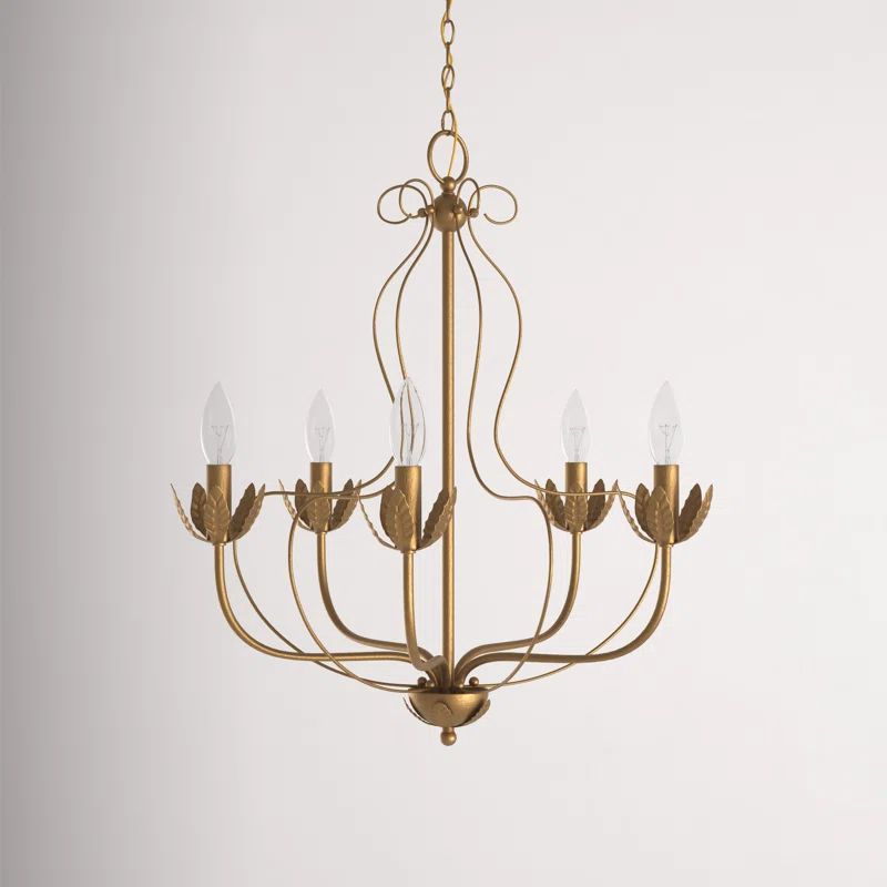 Mandie 5 - Light Dimmable Classic / Traditional Chandelier | Wayfair North America