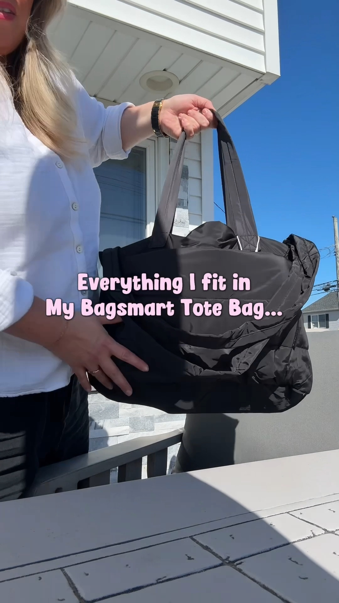 I’ve been wanting this tote bag from BAGSMART for a while because I needed a new computer bag. 

This tote has:
a padded laptop pocket 
Zipper closure 
Zippered interior pocket
2 mesh pockets
2 side drink pockets
Front zipper pocket
Shoulder strap
Luggage strap
And is extremely lightweight

I’ll be using this anytime I want to transport my workstation, which will be all the time now that the weather is getting nicer! 

#bagsmart #bagsmarttotebag #computerbag 

#LTKdayinmylife