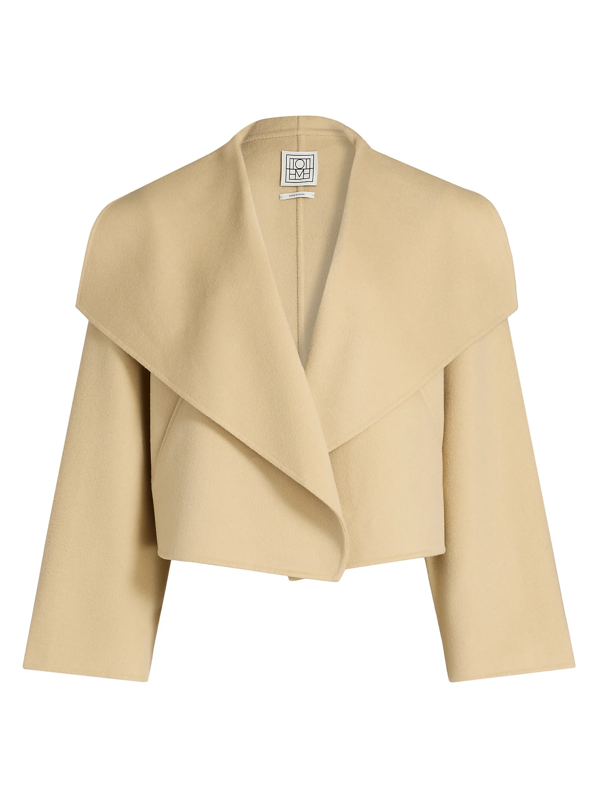 Toteme Signature Wool Double-Face Jacket | Saks Fifth Avenue | Saks Fifth Avenue
