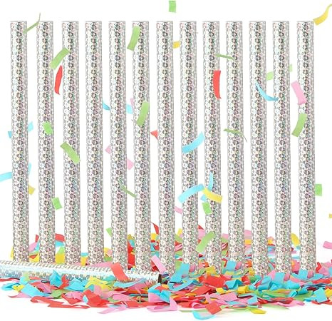 BATTIFE 14Pack Confetti Wands, Colorful Confetti Shoot Poppers, Tissue Paper Confetti Flick Flutt... | Amazon (US)