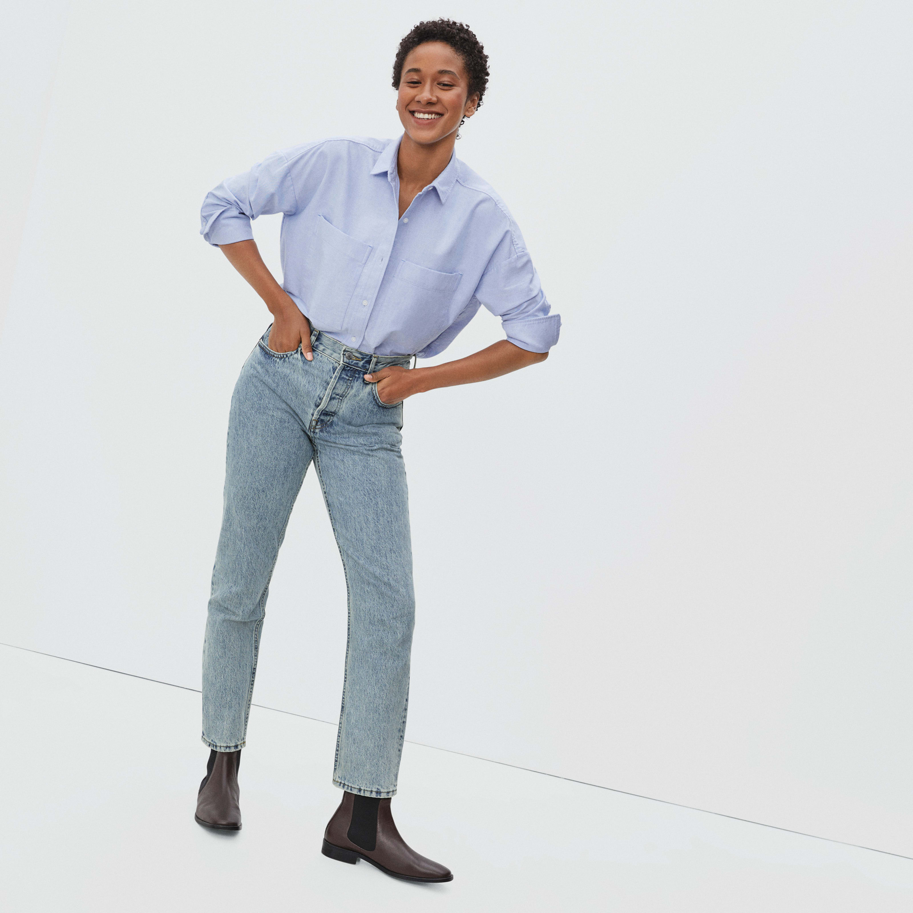 Women's '90s CheekyÂ® Jean by Everlane in Vintage Light Wash, Size 33 | Everlane
