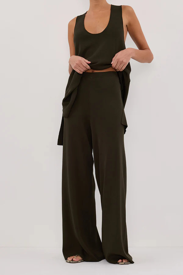 RAY FOREST WIDE LEG KNIT PANT | DISSH