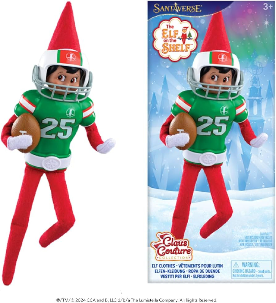 The Elf on the Shelf Claus Couture Touchdown Tidings Set - Help Your Scout Elf Find Their Inner A... | Amazon (US)