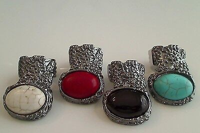 Trendy Unique Chunky Gun Metal Armor Cage Knuckle Arty Moon Ring sizes 6,7,8,9  | eBay | eBay US