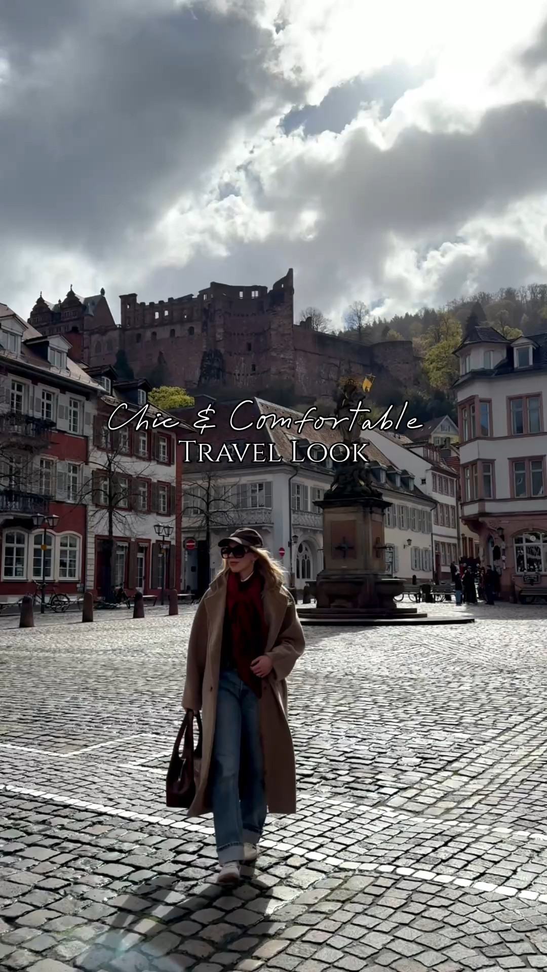 Casual chic travel style, European vacation, spring outfit, camel coat, Levi’s baggy 90’s jeans, Adidas Samba sneakers 

#LTKOver40 #LTKSeasonal #LTKTravel