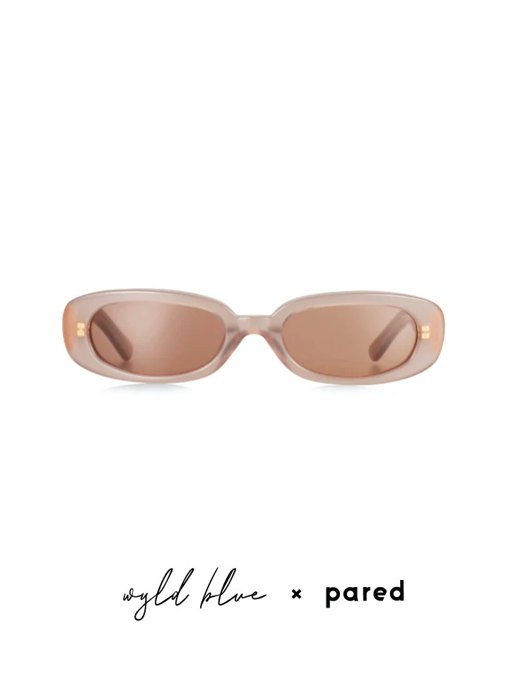 Wyld Blue x Pared Hazed - Taupe | Pared Eyewear