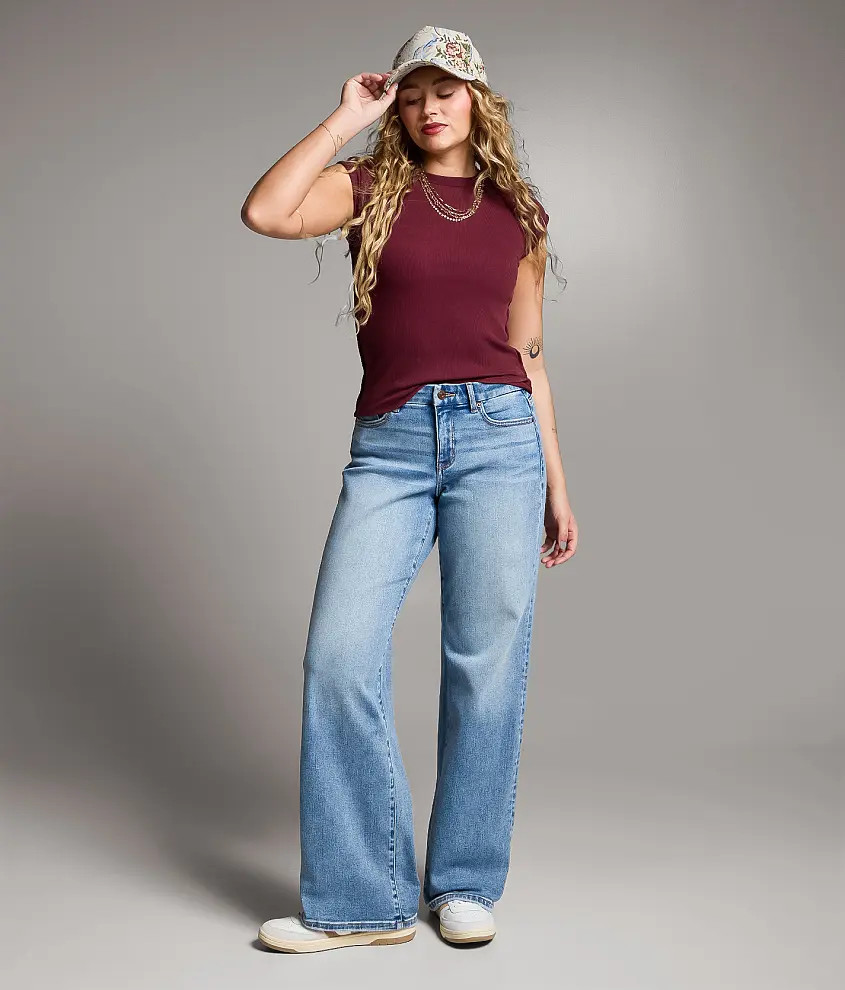 Gabby Wide Leg Stretch Jean | Buckle