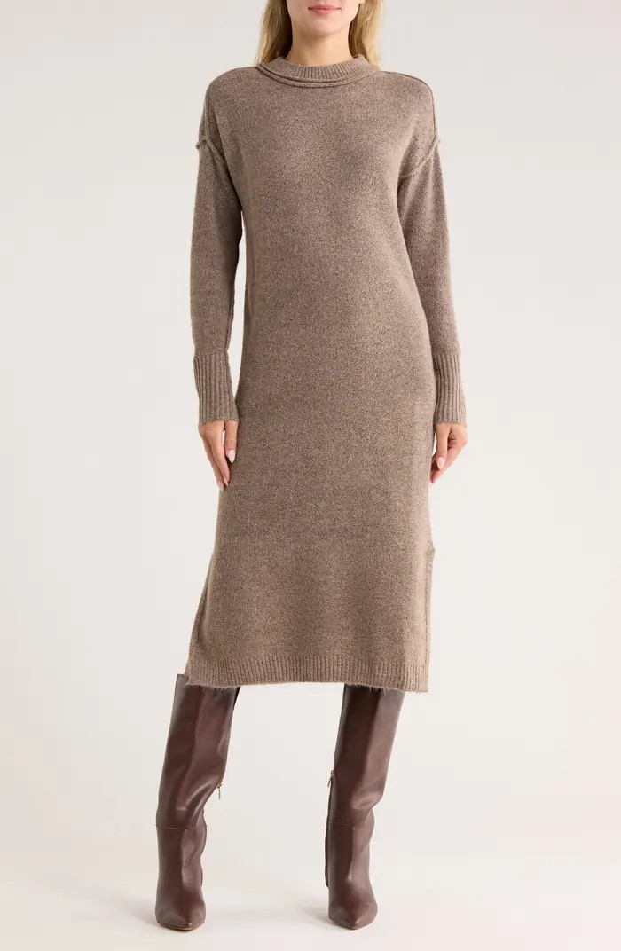 STITCHDROP Highline Long Sleeve Cotton Sweater Dress | Nordstromrack | Nordstrom Rack
