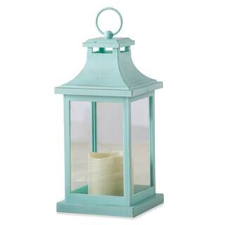 Kate Aspen® Blue Hampton LED Vintage Decorative Lantern | Michaels Stores