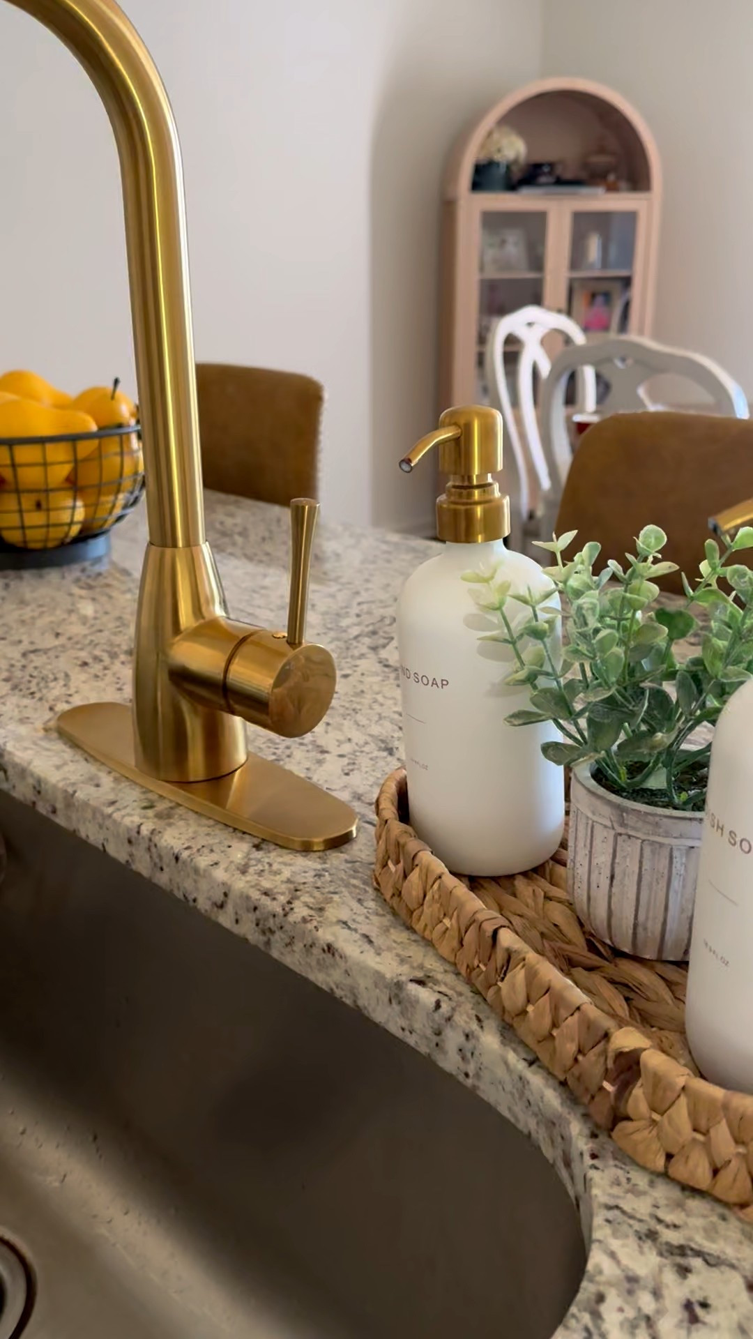 Brass kitchen faucet update 

#LTKHome #LTKSaleAlert