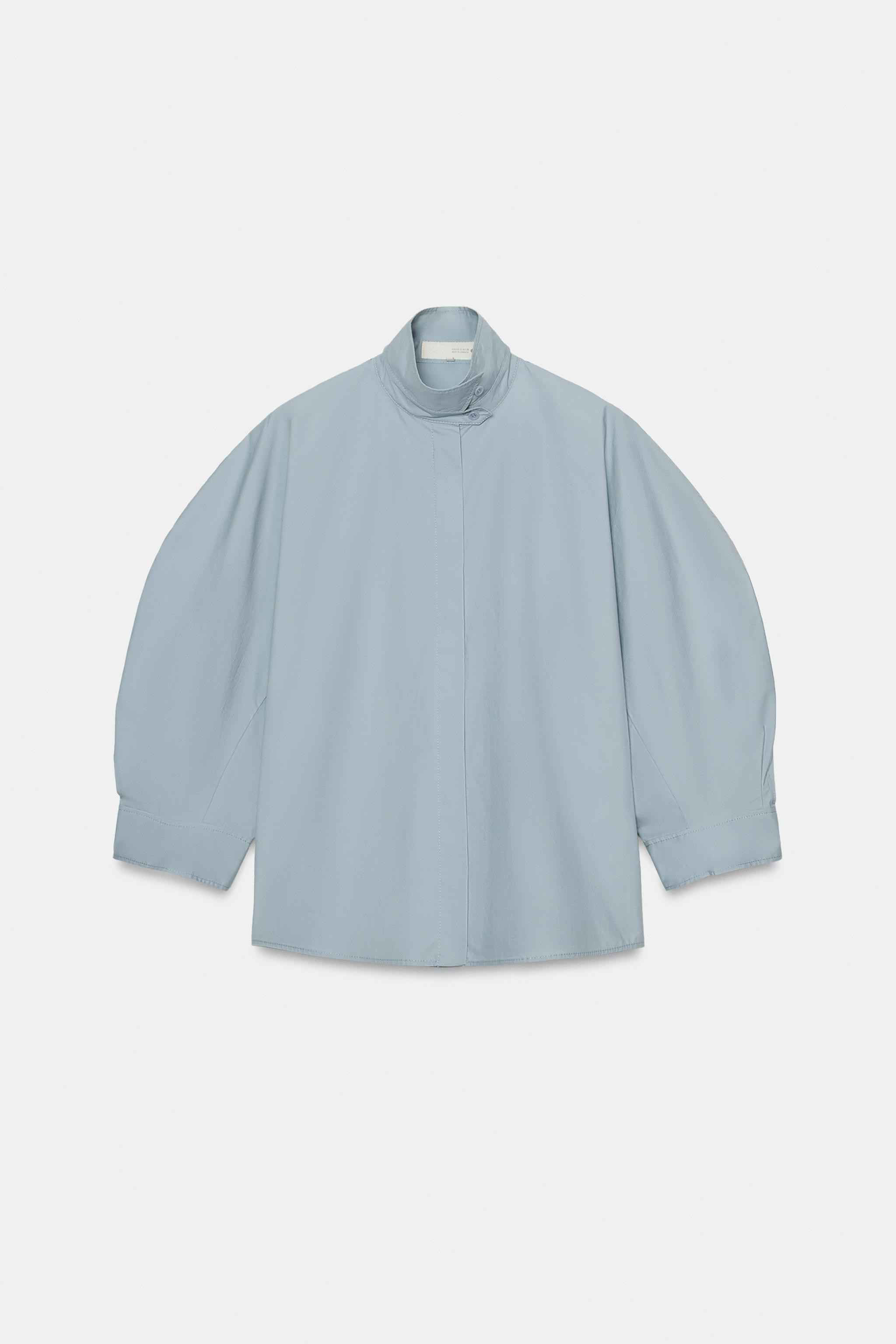ZW COLLECTION PUFF SLEEVE SHIRT | Zara UK