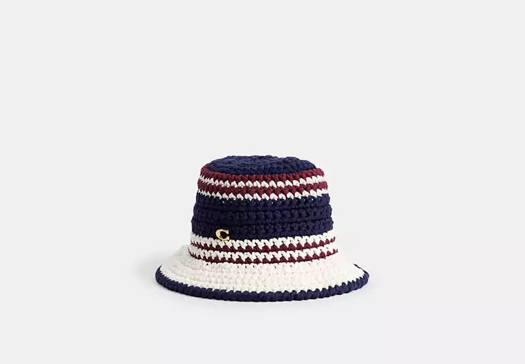 Stripe Crochet Bucket Hat | Coach (US)