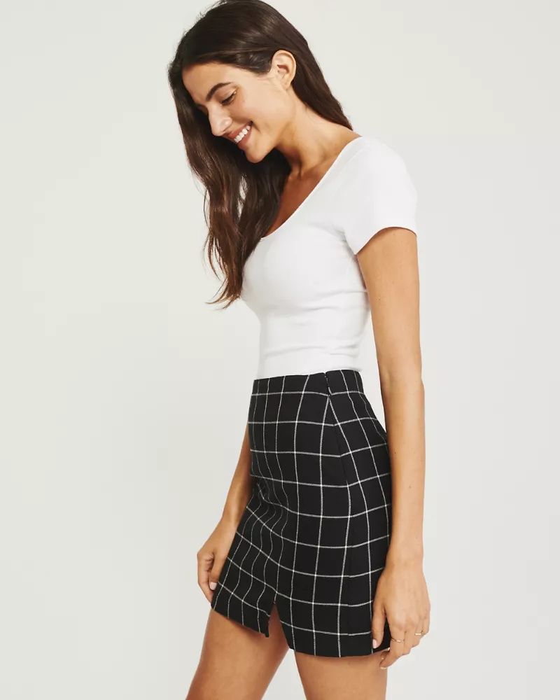 Plaid Mini Skirt | Abercrombie & Fitch US & UK