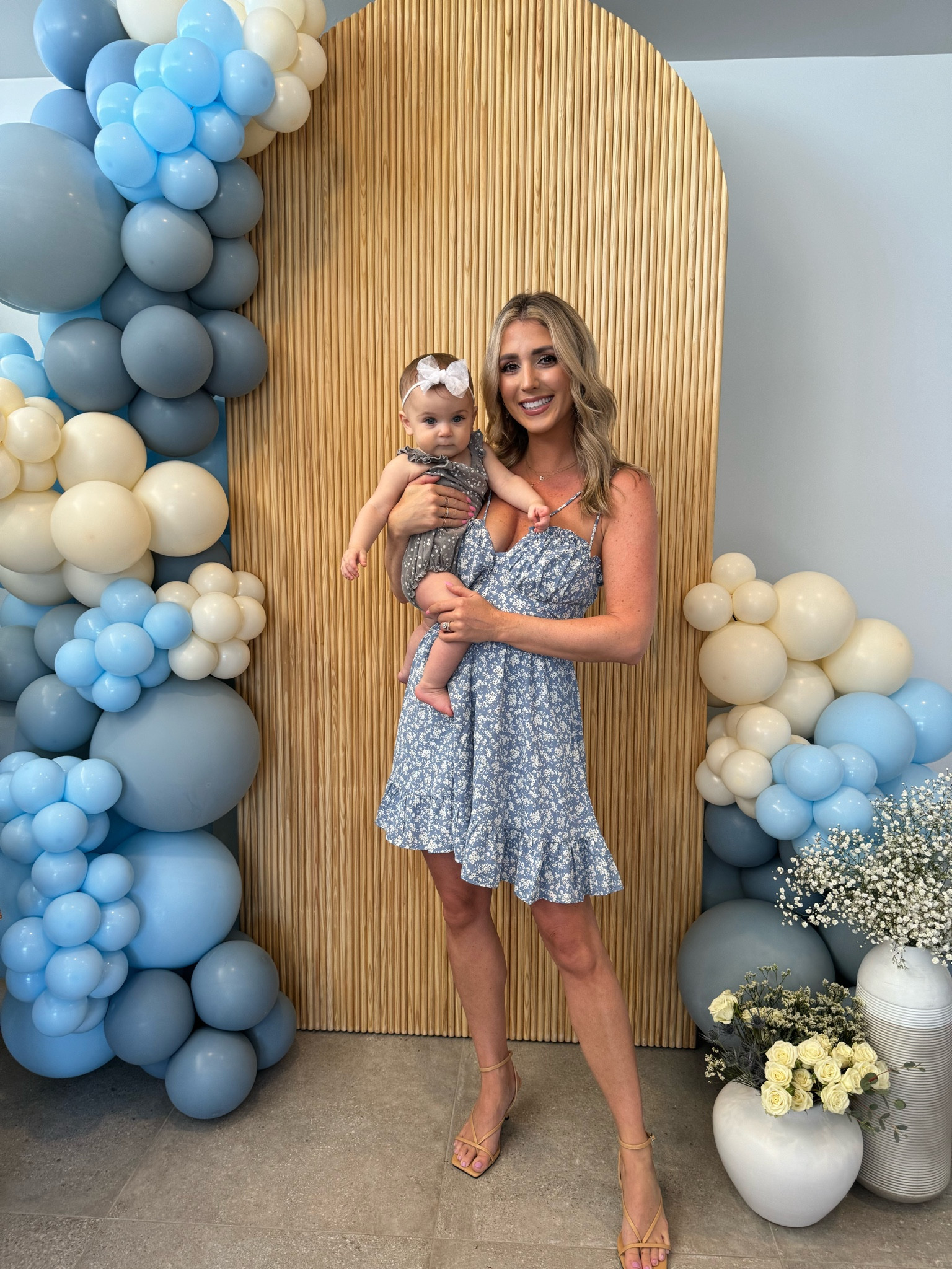 Loved celebrating at my friends baby shower!! Dress is an Amazon find and runs tts. Brooklyns baby romper outfit is linked too 

#LTKBaby #LTKFindsUnder50 #LTKFindsUnder100