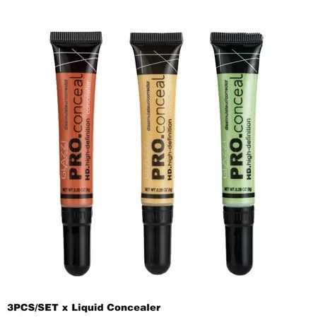 3 LA Girl Pro Conceal HD Concealer (Orange Yellow Green) | Walmart (US)