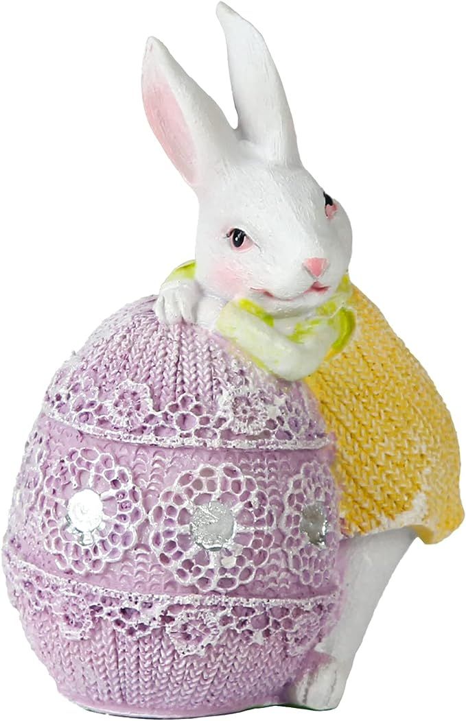 MAXHJX Easter Bunny Decorations, Spring Home Decor Bunny Figurines for Table, Home, Outdoor, Birt... | Amazon (US)