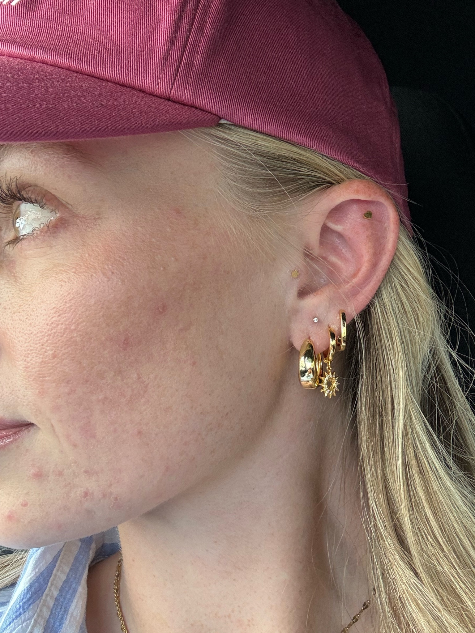 My everyday earrings (i linked all the ones i could) i also get a lot from @evryjewels :)