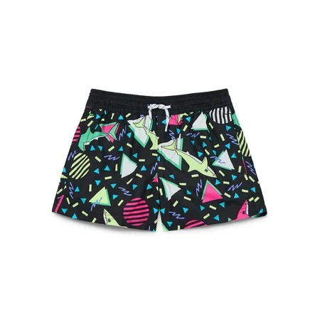 Wonder Nation Little and Big Boys Quick Dry Swim Trunks with UPF50+, Sizes 4-18 & Husky | Walmart (US)