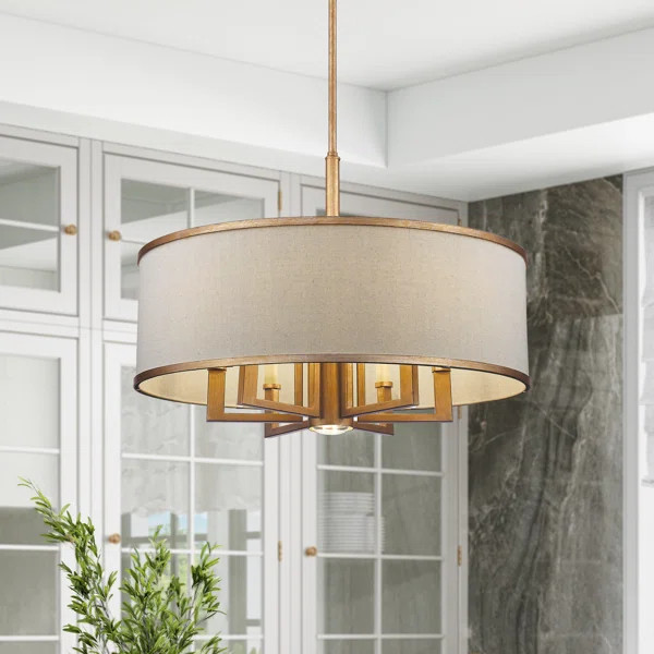 Berthine 7 - Light Dimmable Drum Chandelier | Wayfair North America