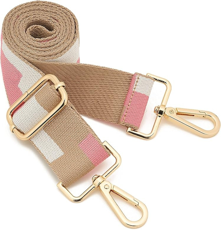 Wide Shoulder Strap Adjustable Replacement Belt Crossbody Canvas Bag Handbag | Amazon (US)