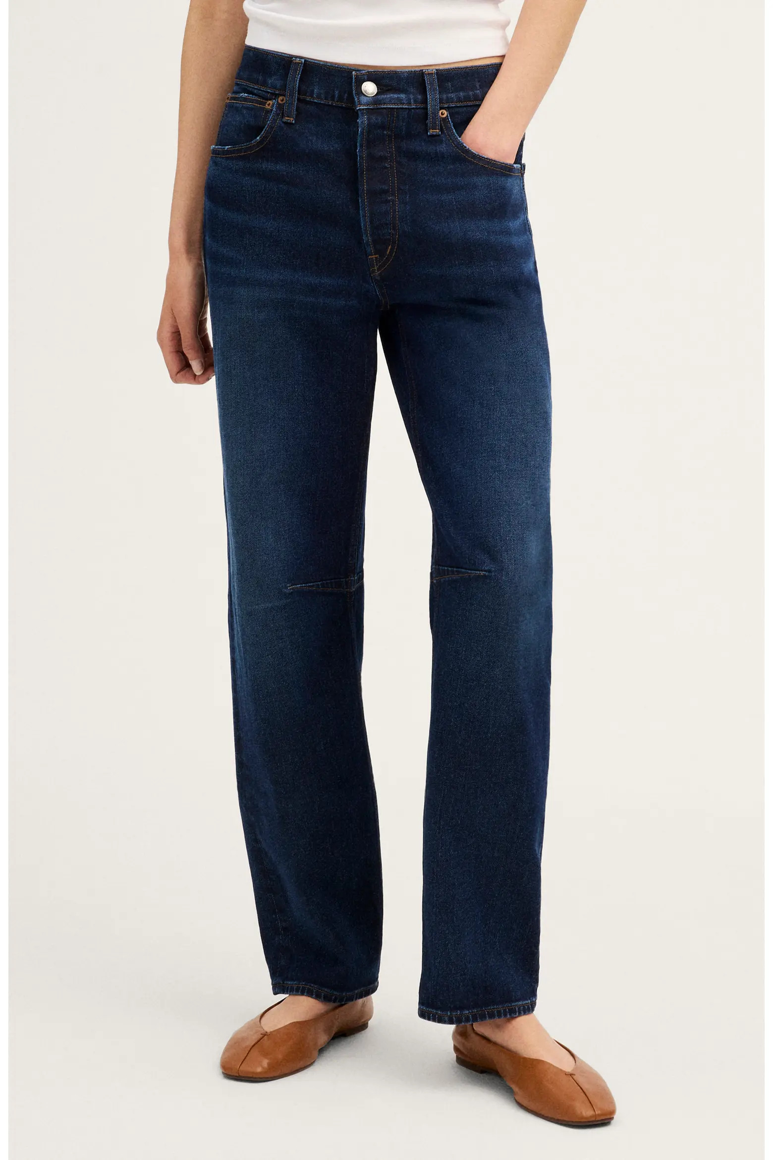 Madewell Darted Barrel Leg Jeans (Women) | Nordstrom | Nordstrom