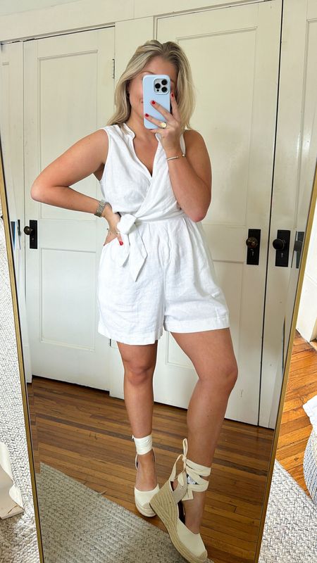 Target Haul! 

White Romper: Fits oversized. Wearing a size small but could easily size down to a xs. 

Espedrilles: Fit slightly oversized!! I suggest going with your true size. 

#LTKfindsunder50 #LTKstyletip #LTKSeasonal
