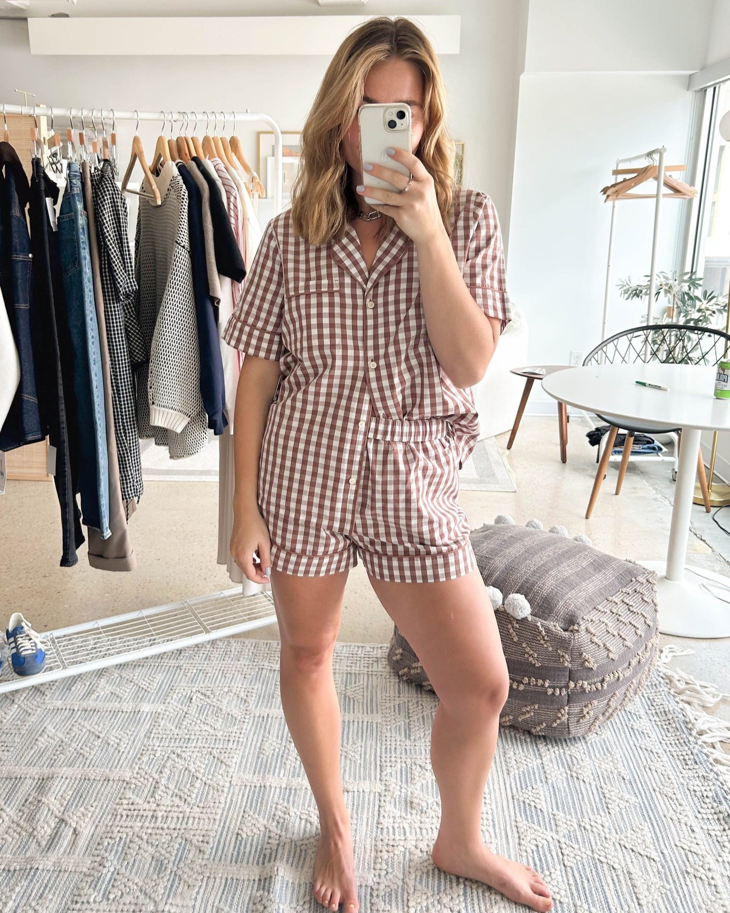 The piece that randomly excited me from the Nsale is back in stock! This cotton PJ set is super lightweight and breathable making them the perfect pieces to wear in this transitional weather. Also sooo easy to break up...I love!

