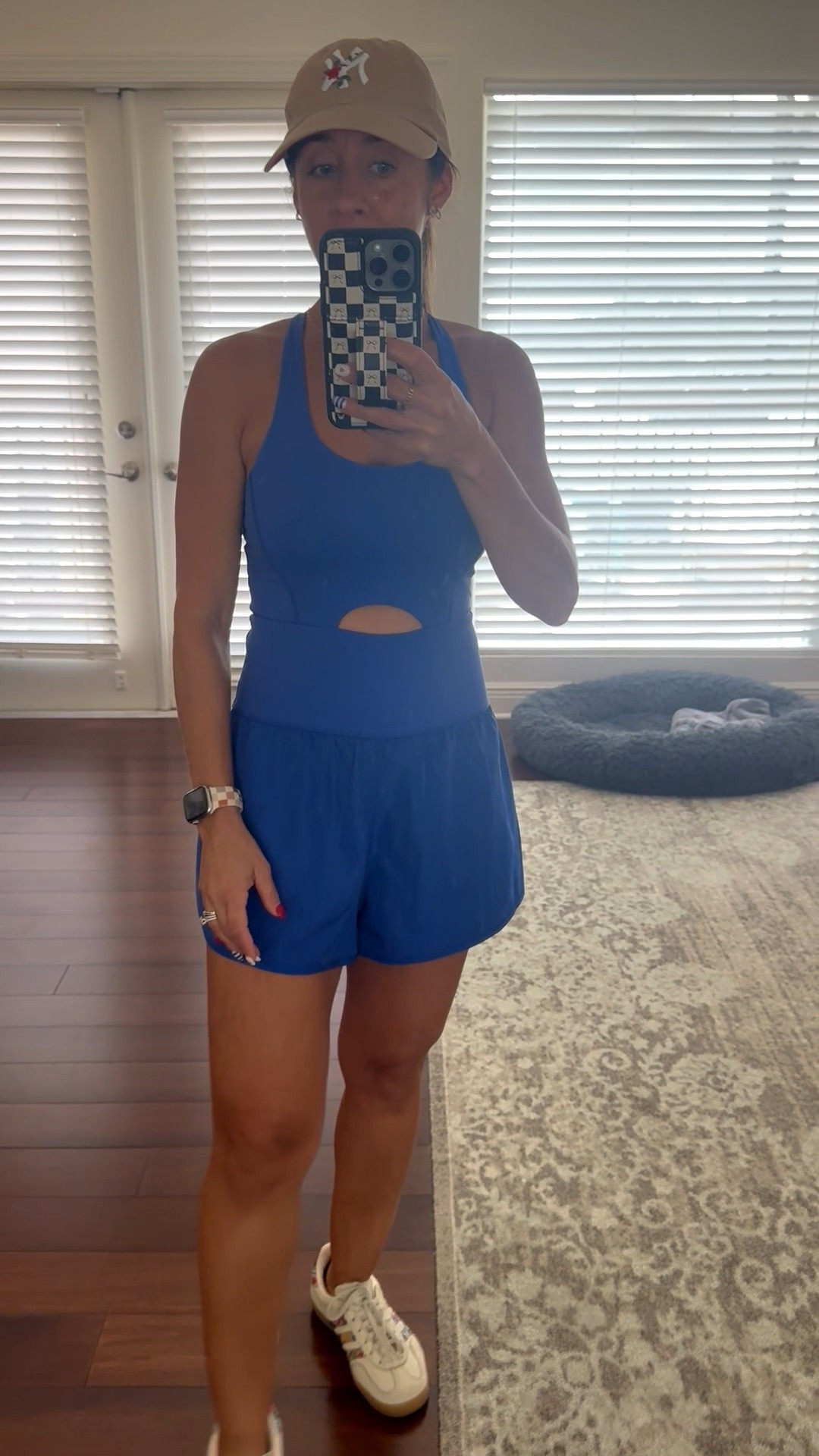 Athleisure wear fit. Amazon athletic romper. Perfect for theme parks, outdoor events, and hitting your daily steps. Dry fit material perfect for warm weather days. Wearing an extra small. TTS☀️ 

#LTKActive #LTKOver40 #LTKFindsUnder50