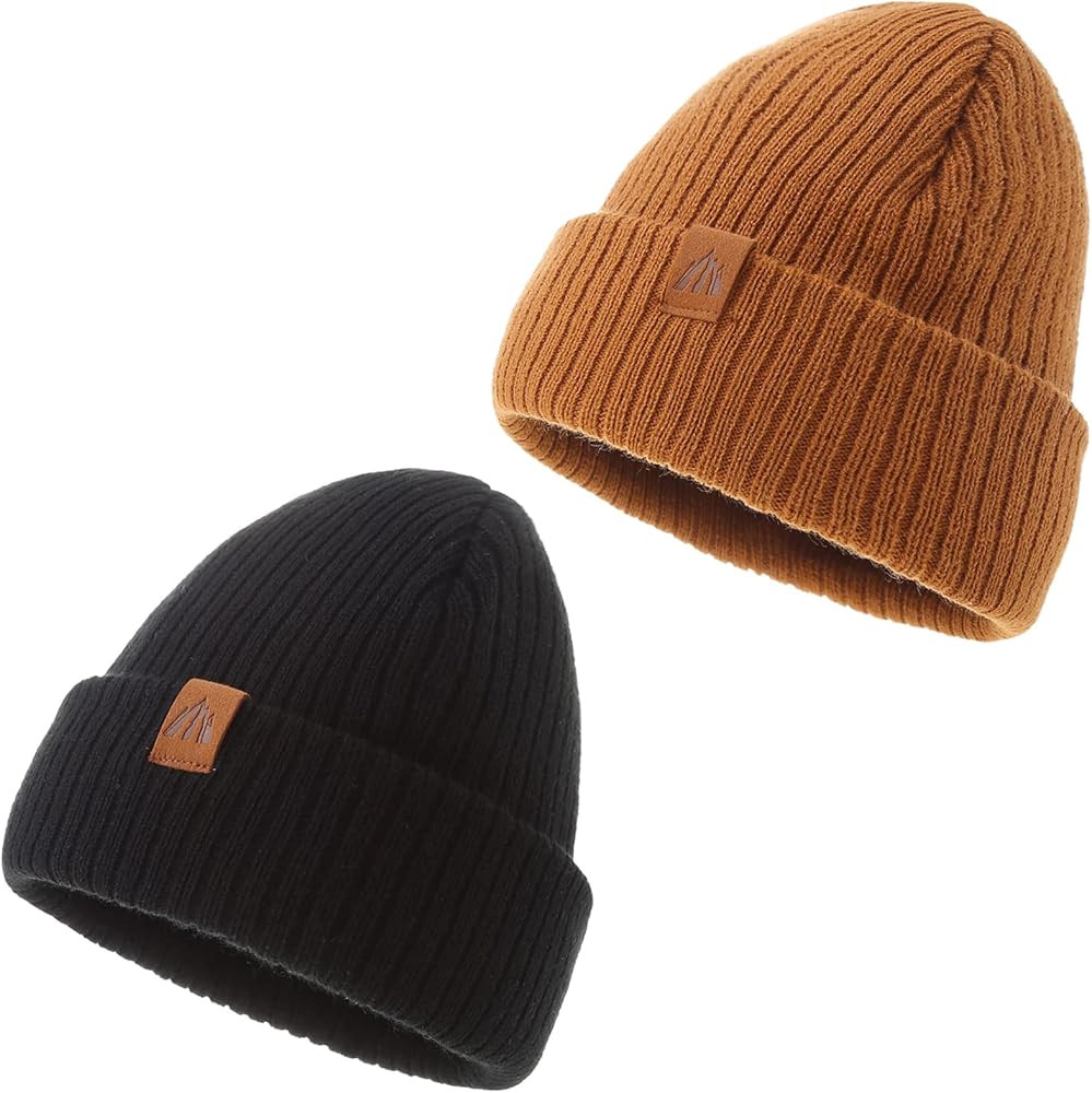 LMLALML Beanie for Toddler Boys Elegant Baby Beanie Knit Winter Hat for Kids | Amazon (US)