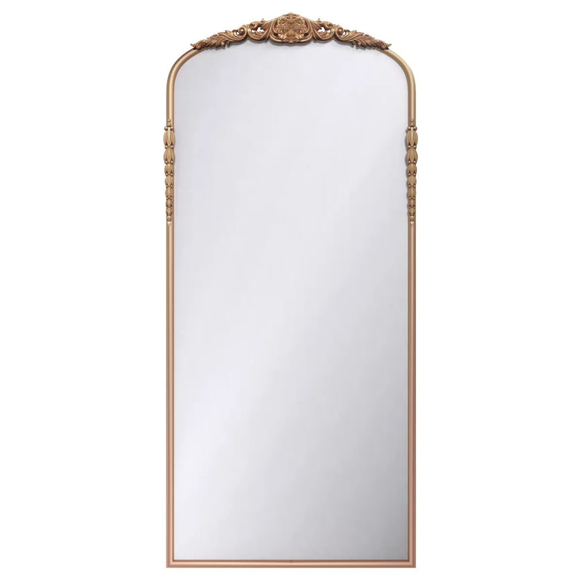 Arched Antique Ornate Full Length Floor Mirror w/Free Standing,71x30 inch | Wayfair North America