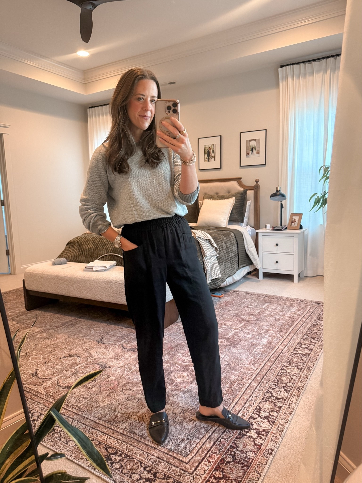 Summer-to-fall workwear in black + gray 🤍

Lightweight sweater + relaxed black pants + loafers for an easy transitional office outfit. These pieces are from past seasons, but I’m linking similar options here.

#LTKWorkwear #LTKSeasonal #LTKFallStyle #LTKClassicStyle #LTKStyleTip

#LTKgrwm #LTKSeasonal #LTKWorkwear