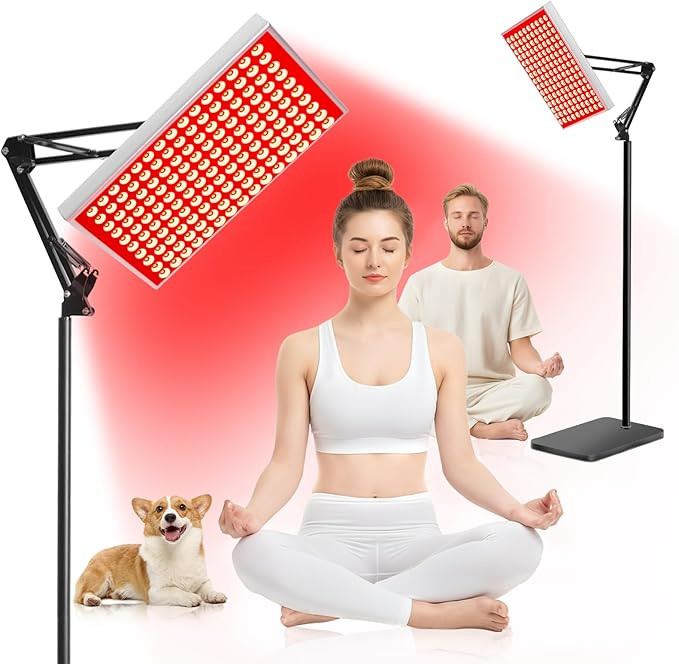 Red Light Therapy for Body & Face | 150 Dual-Wavelength LEDs (660nm Red & 850nm Infrared) Lamp wi... | Amazon (US)