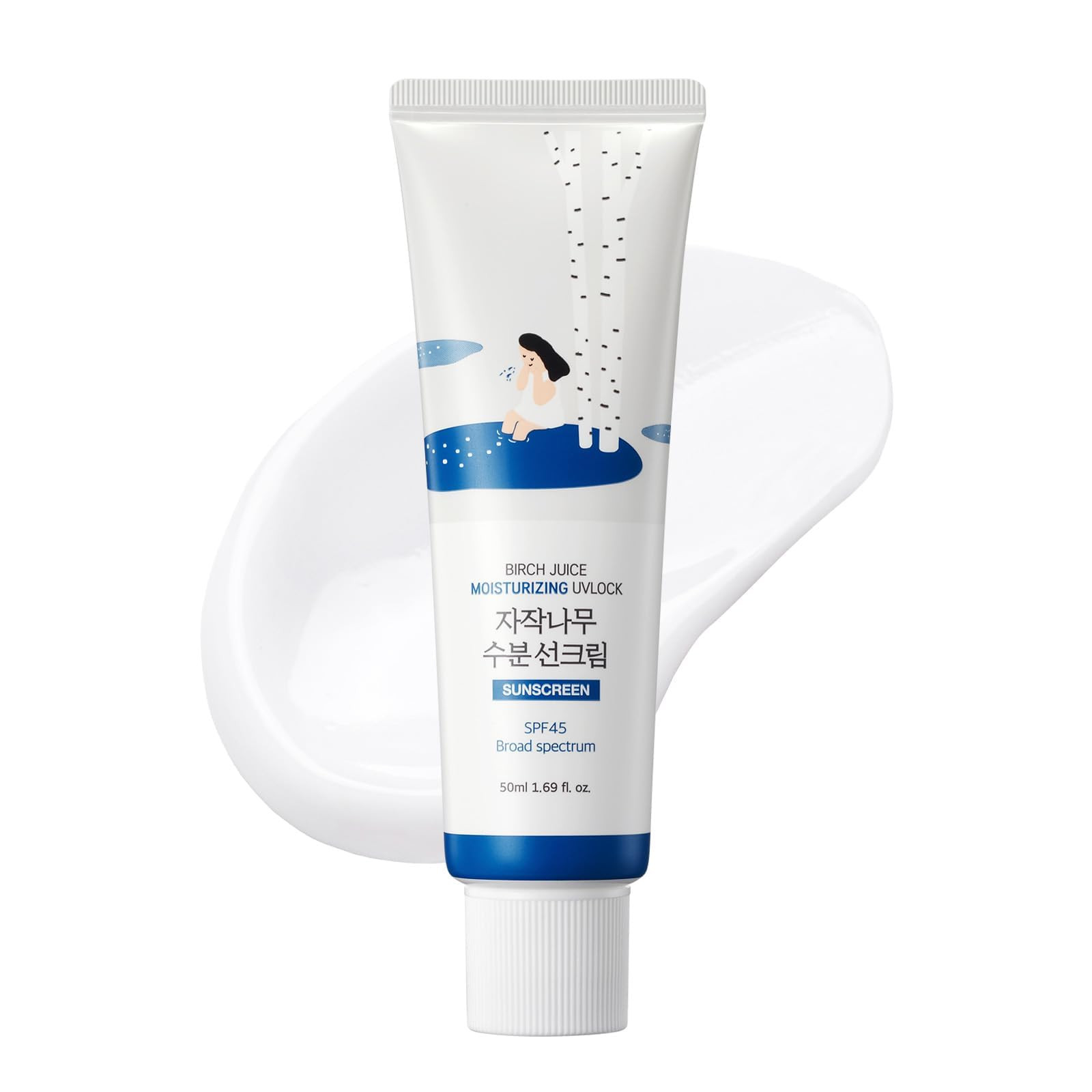 ROUND LAB Birch Juice - Protector solar hidratante UV LOCK SPF 45, 1.69 onzas líquidas, protecto... | Amazon (US)