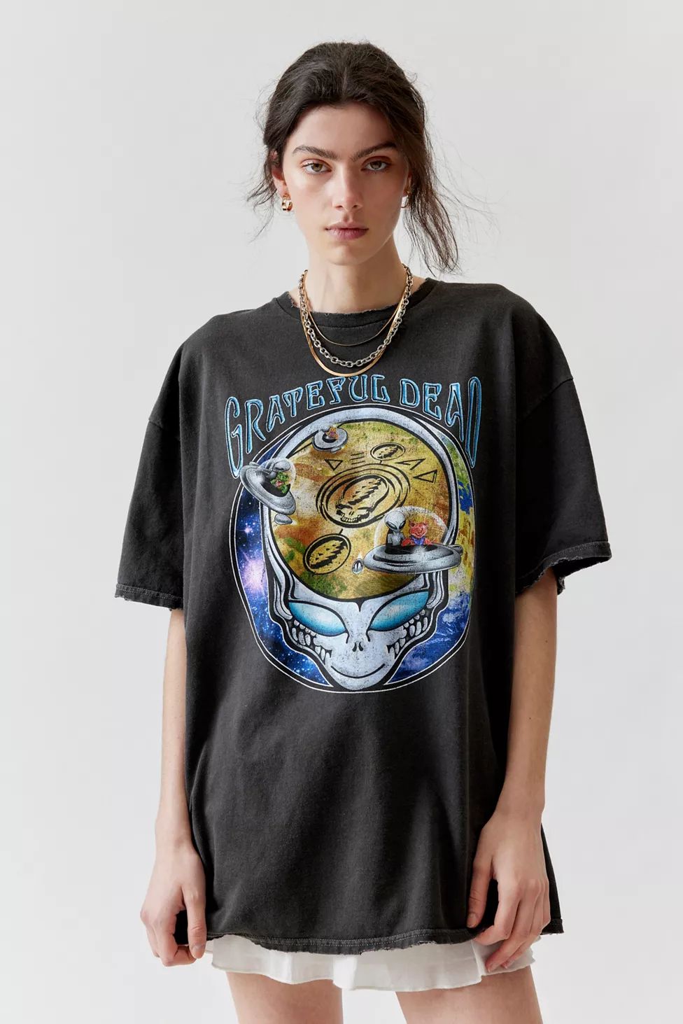 Grateful Dead Space T-Shirt Dress | Urban Outfitters (US and RoW)