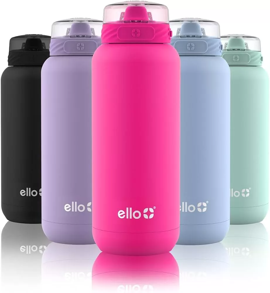 Ello Cooper 22oz Stainless Steel Water Bottle Pink