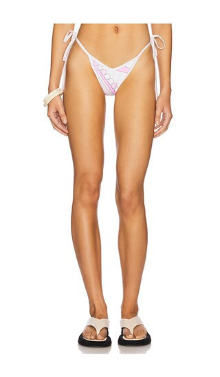 Cin Cin Racer String Bikini Bottom in Ivory,Blush. - size XL | Revolve Clothing (Global)
