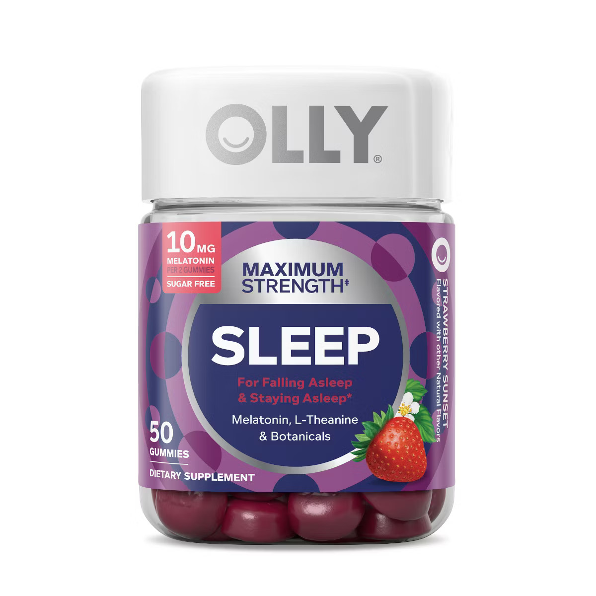 OLLY Maximum Sleep 10mg Gummies - Strawberry | Target