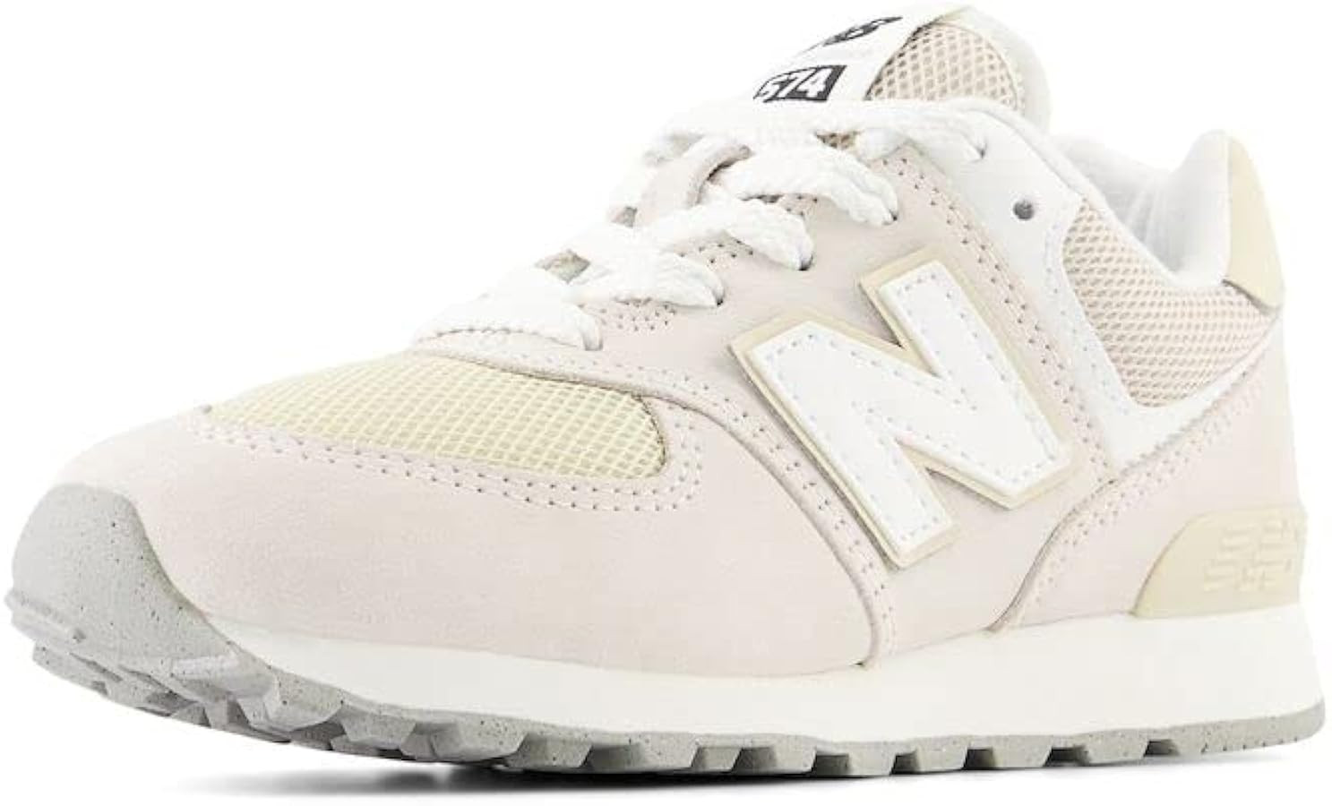 New Balance Kids 574 V1 Familiar Ground Lace-up Sneaker | Amazon (US)