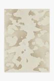 Ivory & Cream Faux Cowhide Rug | Ruggable