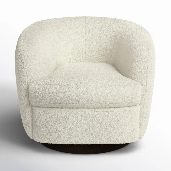 Marcy Upholstered Swivel Barrel Chair | Wayfair North America