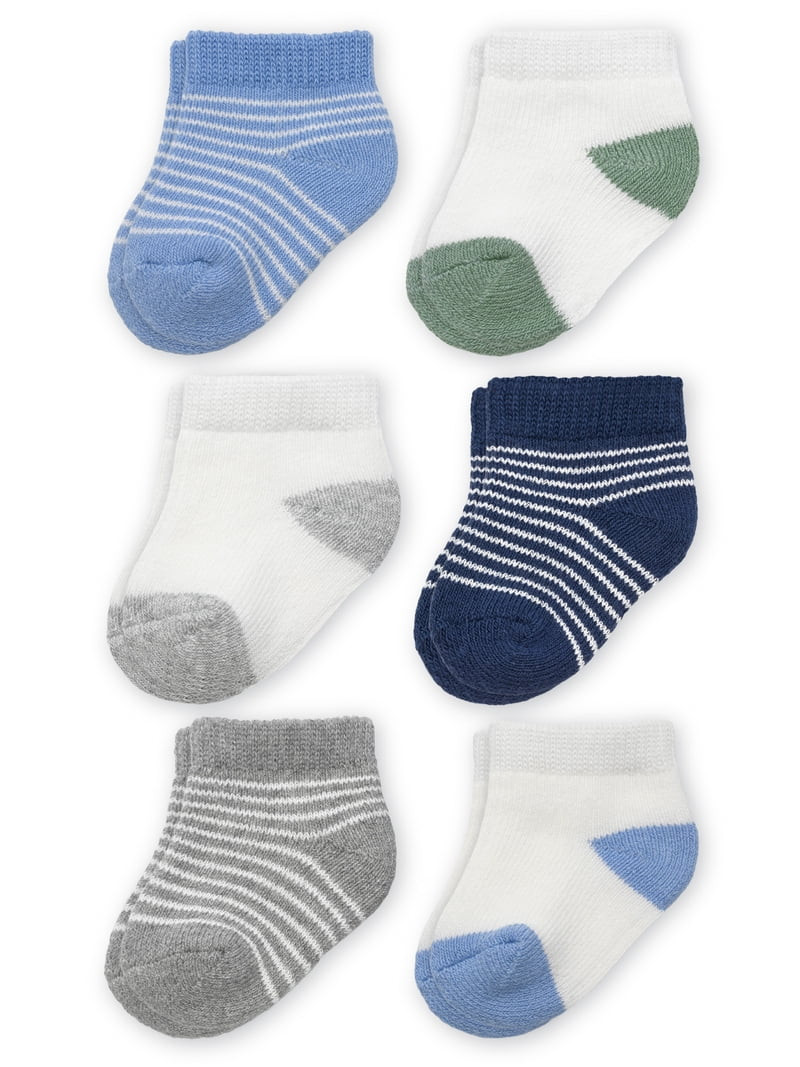 Carter's Child of Mine Infant Boy Ankle Socks, 6 Packs, Sizes 0-6 Months | Walmart (US)