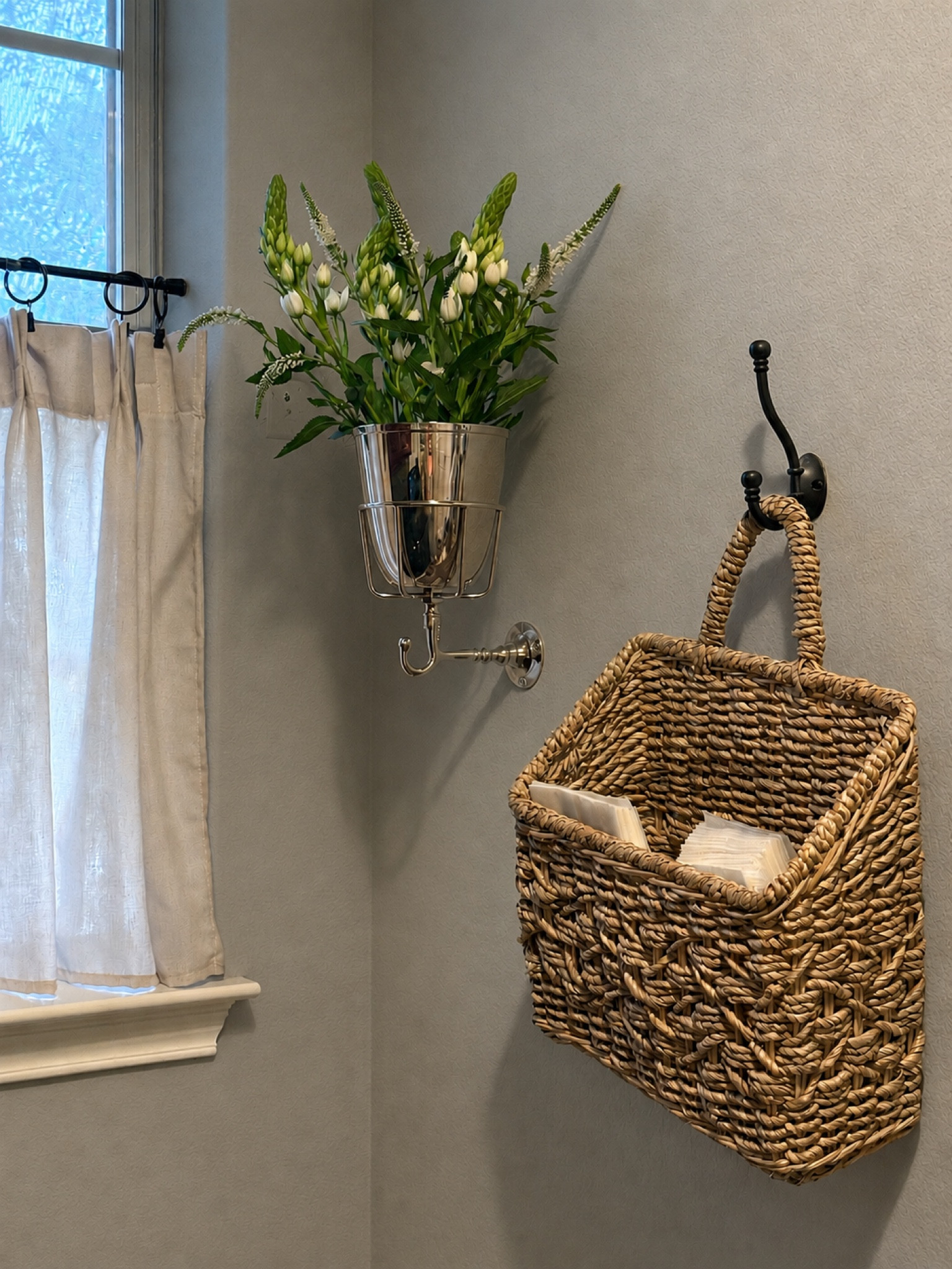 Hanging basket in laundry room 

#LTKMothersDay #LTKmomlife #LTKHome